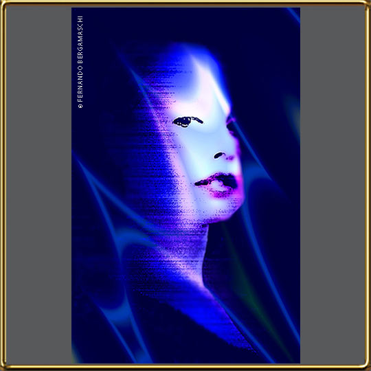 retrato com efeito