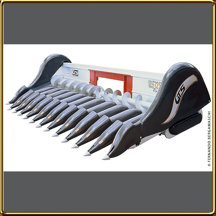 harvesting-machine for grains